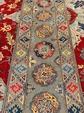 Load image into Gallery viewer, Hand Knotted Afghani Kazak Runner (2' x 6')