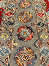 Load image into Gallery viewer, Hand Knotted Afghani Kazak Runner (2' x 6')