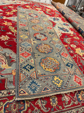Load image into Gallery viewer, Hand Knotted Afghani Kazak Runner (2' x 6')