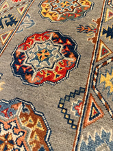 Load image into Gallery viewer, Hand Knotted Afghani Kazak Runner (2' x 6')