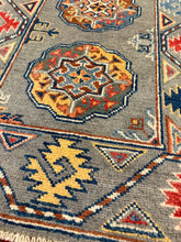 Load image into Gallery viewer, Hand Knotted Afghani Kazak Runner (2' x 6')