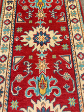 Load image into Gallery viewer, Hand Knotted Afghani Kazak Runner (2'1" x 5'9")