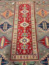 Load image into Gallery viewer, Hand Knotted Afghani Kazak Runner (2'1" x 5'9")