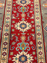 Load image into Gallery viewer, Hand Knotted Afghani Kazak Runner (2'1" x 5'9")