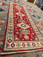 Load image into Gallery viewer, Hand Knotted Afghani Kazak Runner (2'1" x 5'9")