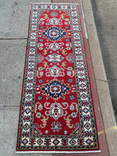 Load image into Gallery viewer, Hand Knotted Afghani Kazak Runner (2'3" x 5'10")
