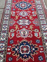 Load image into Gallery viewer, Hand Knotted Afghani Kazak Runner (2'3" x 5'10")