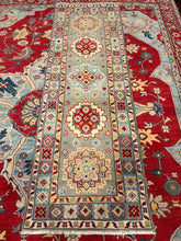 Load image into Gallery viewer, Hand Knotted Afghani Kazak Runner (2'1" x 6'2")