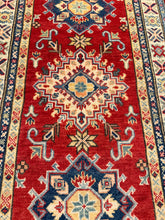 Load image into Gallery viewer, Hand Knotted Afghani Kazak Runner (2'8" x 8'2")
