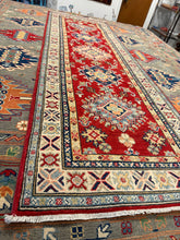 Load image into Gallery viewer, Hand Knotted Afghani Kazak Runner (2'8" x 8'2")