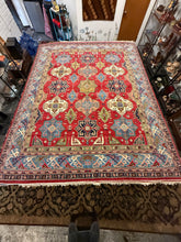 Load image into Gallery viewer, Hand Knotted Afghani Kazak (8' x 10')