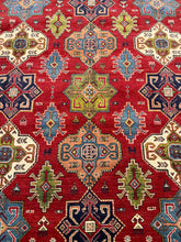 Load image into Gallery viewer, Hand Knotted Afghani Kazak (8' x 10')