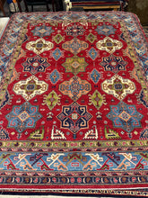 Load image into Gallery viewer, Hand Knotted Afghani Kazak (8' x 10')