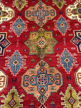 Load image into Gallery viewer, Hand Knotted Afghani Kazak (8' x 10')