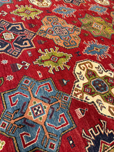 Load image into Gallery viewer, Hand Knotted Afghani Kazak (8' x 10')