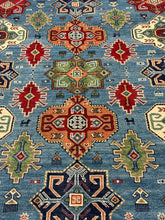 Load image into Gallery viewer, Hand Knotted Afghani Kazak (8' x 10')