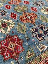 Load image into Gallery viewer, Hand Knotted Afghani Kazak (8' x 10')