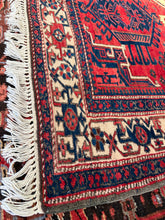 Load image into Gallery viewer, Hand Knotted Vintage Persian Gharajeh (4’11” x 7’2”)