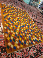 Load image into Gallery viewer, Vintage Hand Knotted Afghani Gabbeh (3' x 4'8")