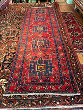 Load image into Gallery viewer, Vintage Hand Knotted Persian Gharajeh Runner (3'4" x 10'2")
