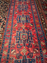 Load image into Gallery viewer, Vintage Hand Knotted Persian Gharajeh Runner (3'4" x 10'2")