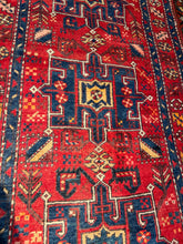 Load image into Gallery viewer, Vintage Hand Knotted Persian Gharajeh Runner (3'4" x 10'2")