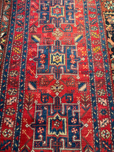 Load image into Gallery viewer, Vintage Hand Knotted Persian Gharajeh Runner (3'4" x 10'2")
