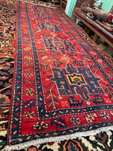 Load image into Gallery viewer, Vintage Hand Knotted Persian Gharajeh Runner (3'4" x 10'2")