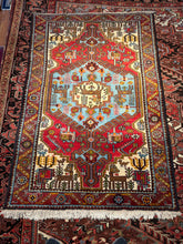Load image into Gallery viewer, Vintage Hand Knotted Persian Hamadan (4'5" x 6'8")
