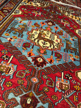 Load image into Gallery viewer, Vintage Hand Knotted Persian Hamadan (4'5" x 6'8")