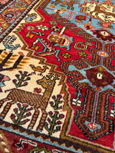Load image into Gallery viewer, Vintage Hand Knotted Persian Hamadan (4'5" x 6'8")