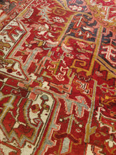Load image into Gallery viewer, Vintage Hand Knotted Persian Heriz (8'4" x 11')