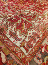 Load image into Gallery viewer, Vintage Hand Knotted Persian Heriz (8'4" x 11')