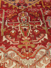 Load image into Gallery viewer, Vintage Hand Knotted Persian Heriz (8'4" x 11')