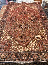 Load image into Gallery viewer, Vintage Hand Knotted Persian Heriz (6'9" x 10'8")