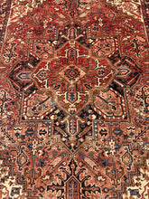Load image into Gallery viewer, Vintage Hand Knotted Persian Heriz (6'9" x 10'8")