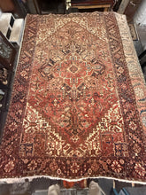 Load image into Gallery viewer, Vintage Hand Knotted Persian Heriz (6'9" x 10'8")