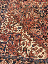 Load image into Gallery viewer, Vintage Hand Knotted Persian Heriz (6'9" x 10'8")