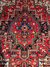 Load image into Gallery viewer, Vintage Hand Knotted Persian Heriz (7'5" x 9'1")