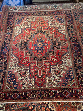 Load image into Gallery viewer, Vintage Hand Knotted Persian Heriz (7'5" x 9'1")