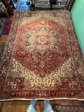 Load image into Gallery viewer, Vintage Hand Knotted Persian Heriz (9'6" x 12'9")