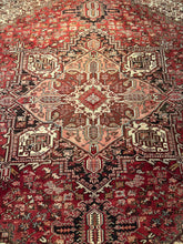 Load image into Gallery viewer, Vintage Hand Knotted Persian Heriz (9'6" x 12'9")