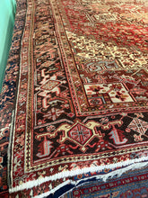 Load image into Gallery viewer, Vintage Hand Knotted Persian Heriz (9'6" x 12'9")