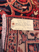 Load image into Gallery viewer, Vintage Hand Knotted Persian Ahar Heriz (5'10" x 10")