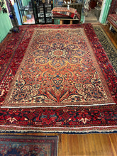 Load image into Gallery viewer, Vintage Hand Knotted Persian Ahar Heriz (5'10" x 10")