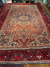 Load image into Gallery viewer, Vintage Hand Knotted Persian Ahar Heriz (5'10" x 10")