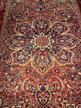 Load image into Gallery viewer, Vintage Hand Knotted Persian Ahar Heriz (5'10" x 10")