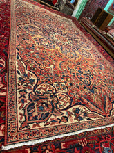 Load image into Gallery viewer, Vintage Hand Knotted Persian Ahar Heriz (5'10" x 10")