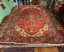 Load image into Gallery viewer, Vintage Hand Knotted Persian Heriz (7'7" x 11'7")