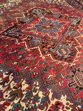 Load image into Gallery viewer, Vintage Hand Knotted Persian Heriz (7'7" x 10'5")